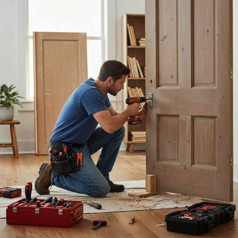 Linen Closet Door Repair in Conroe, TX