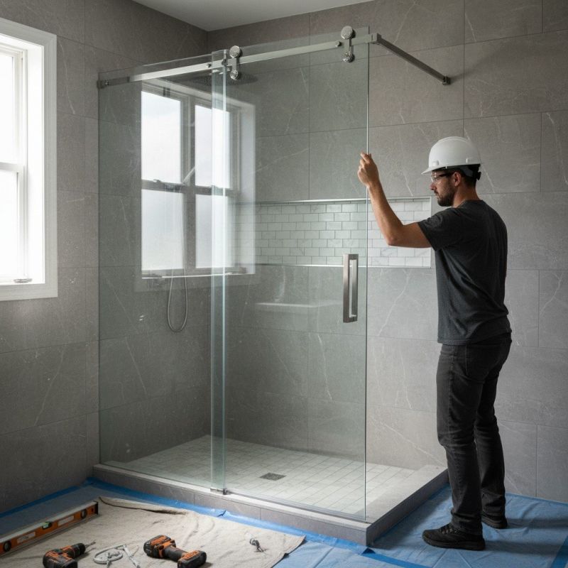 Shower Door Installation in Arvada, CO
