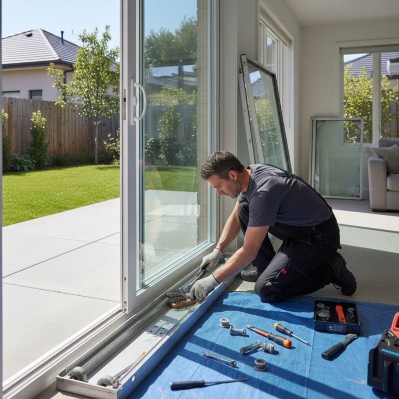 Sliding Door Track Repair in Kansas City, KS